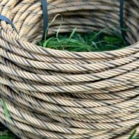 Штучний ротанг для плетіння Канат 7-8мм 1кг/65м беж