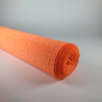 Креп-бумага Италия 50см*2,5м 180г/м2 581 оранжевый 074