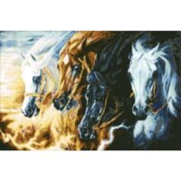 Дантель Арт.1004, канва с рисунком