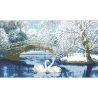 Дантель Арт.973, канва с рисунком