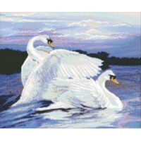 Дантель Арт.881, канва с рисунком