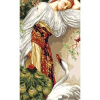 Дантель Арт.1112, канва с рисунком