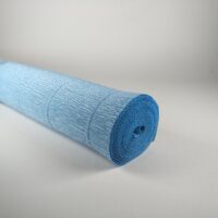 Креп-бумага Италия 50см*2,5м 180г/м2 556 голубой