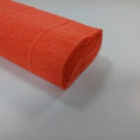 Креп-бумага Италия 50см*2,5м 180г/м2 17E/6 апельсин 074
