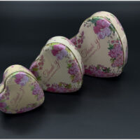 Металеві подарункові коробочки "Thank you for your company" 3шт. 12х12см GL-141