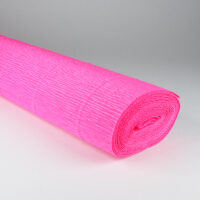 Креп-бумага Италия 50см*2,5м 180г/м2 572 ярко-розовый 074