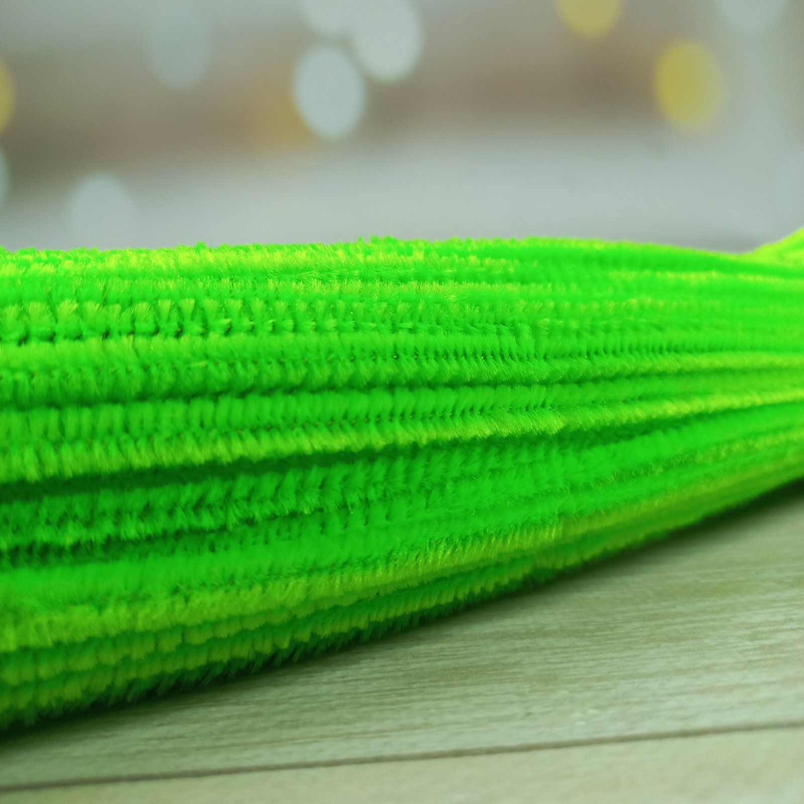 Синельний дріт 6х30мм салатовий флуорисцентний 10шт К12С1-00148