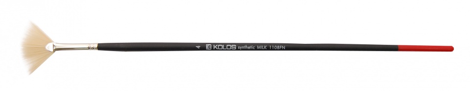 Щетина веерная Rosa Milk Kolos 1108FN №4 д.р. кисть