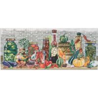 Дантель Арт.1110, канва с рисунком