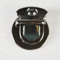 Замок для сумки з клавішею, 1шт 31мм, Чорний