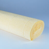 Креп-бумага Италия 50см*2,5м 180г/м2 17А/1 желтый пастельный 074