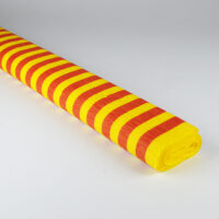 Креп-бумага Польша 50см*2м 35-40г/м2 3/66 красная полоса на желтом 6614