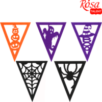 Набор фетров заготовок Halloween 3 11,5*15см 5шт