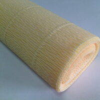 Креп-бумага Италия 50см*2,5м 180г/м2 577 светло-желтый 074