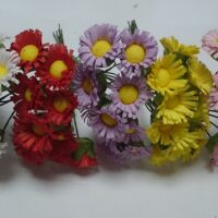 Букет ромашек 2см разные 3346