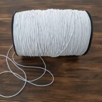 Резинка для масок 2мм белая