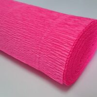 Креп-бумага Италия 50см*2,5м 180г/м2 571 ярко-розовый 074