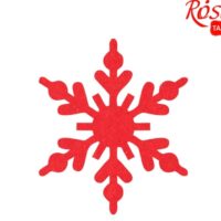 Фетров заготовка Снежинка 7*8см