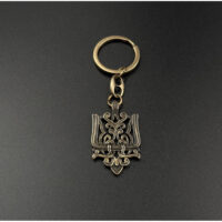 Брелок металический Тризуб 45*30мм G-011-12