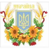 Дантель Арт.376,  канва с рисунком