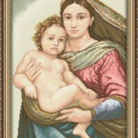 Дантель Арт.410, канва с рисунком