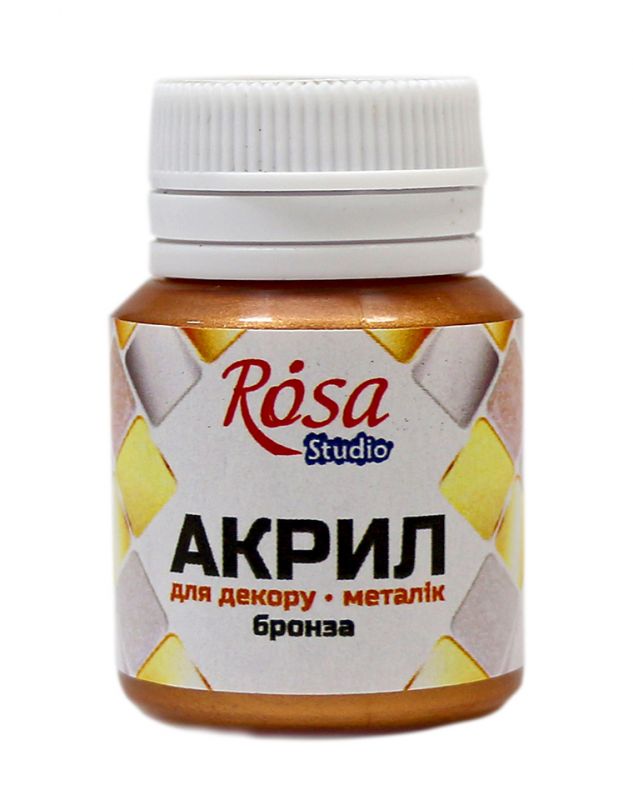 Фарба акрилова Rosa Talent 20мл 22003 Бронза металік