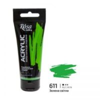 Фарба акрилова Rosa Gallery 60мл 611 Зелена світла