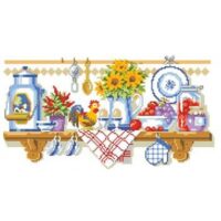 Дантель Арт.515, канва с рисунком