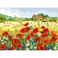 Дантель Арт.707, канва с рисунком