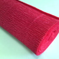 Креп-бумага Италия 50см*2,5м 180г/м2 582 малина 074