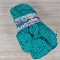 Пряжа Еко Сіверяночка 200г/500м бірюза мерінос