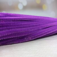 Синельний дріт 6х30мм фіолетовий 10шт К12С1-00148