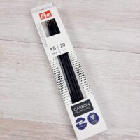 Спиці ергономічні шкарпеткові №4,0,карбон 20см, (5шт) PRYM 194224