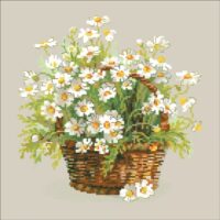 Дантель Арт.383, канва с рисунком