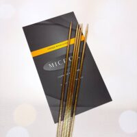 Спиці Мікрон шкарпеткові металеві 5шт 20см 3,0мм Лейс кінчик 2-3 мм