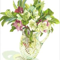 Дантель Арт.359, канва с рисунком