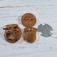 Замок для сумки з клавішею 1шт 47мм Золото сф0047з49