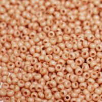 Бісер 03685 Preсiosa 10/0 помаранчевий непрозорий крейдяний 25г