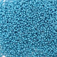 Бісер 16765 Preсiosa 10/0 блакитний непрозорий крейдяний перламутровий 25г