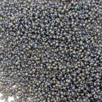 Бісер 17449 Preсiosa 10/0 сірий непрозорий алебастровий глазурований 25г