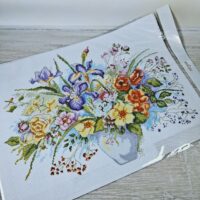 БлагоДар 14-78 Квiти в вазi 33*45см схема для вишивки нитками