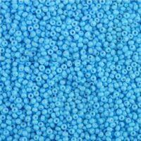 Бісер 03634 Preсiosa 10/0 блакитний непрозорий крейдяний 25г