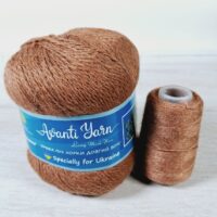 Пух норки 50г/350м (+20г додаткова нитка) 849 коричневий