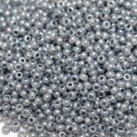 Бісер 17542 Preсiosa 10/0 сірий непрозорий алебастровий глазурований 25г