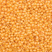 Бісер 16692/1 Preсiosa 10/0 помаранчевий непрозорий крейдяний глазурований матовий 25г