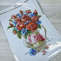 БлагоДар 14-79 Троянди в горщику 33*45см схема для вишивки нитками