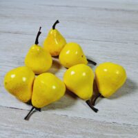 Груша 3,5см жовта маленька