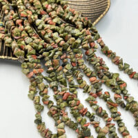 Намистини Скол Яшма Унакiт 4-6мм 128шт БХ081