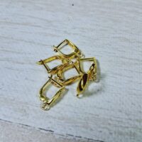 Основа для сережки, англ застiбка 1*0,3см золото 1пара
