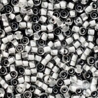 Бісер 38002 Preсiosa 10/0 білий прозорий з білим отвором 25г